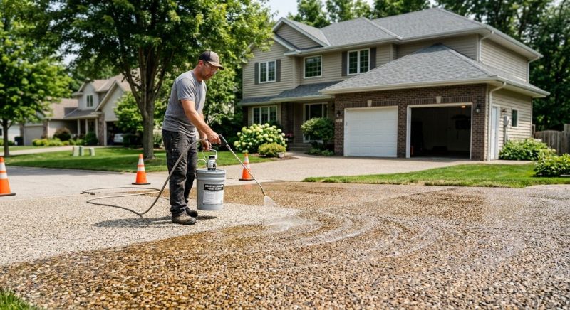 Concrete Driveway Sealing in Bellevue, WA