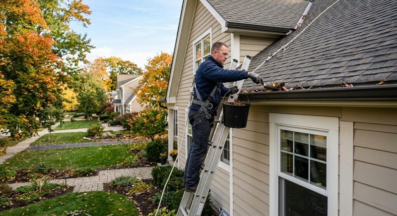 Roof Gutter Cleaning in Long Island, NY